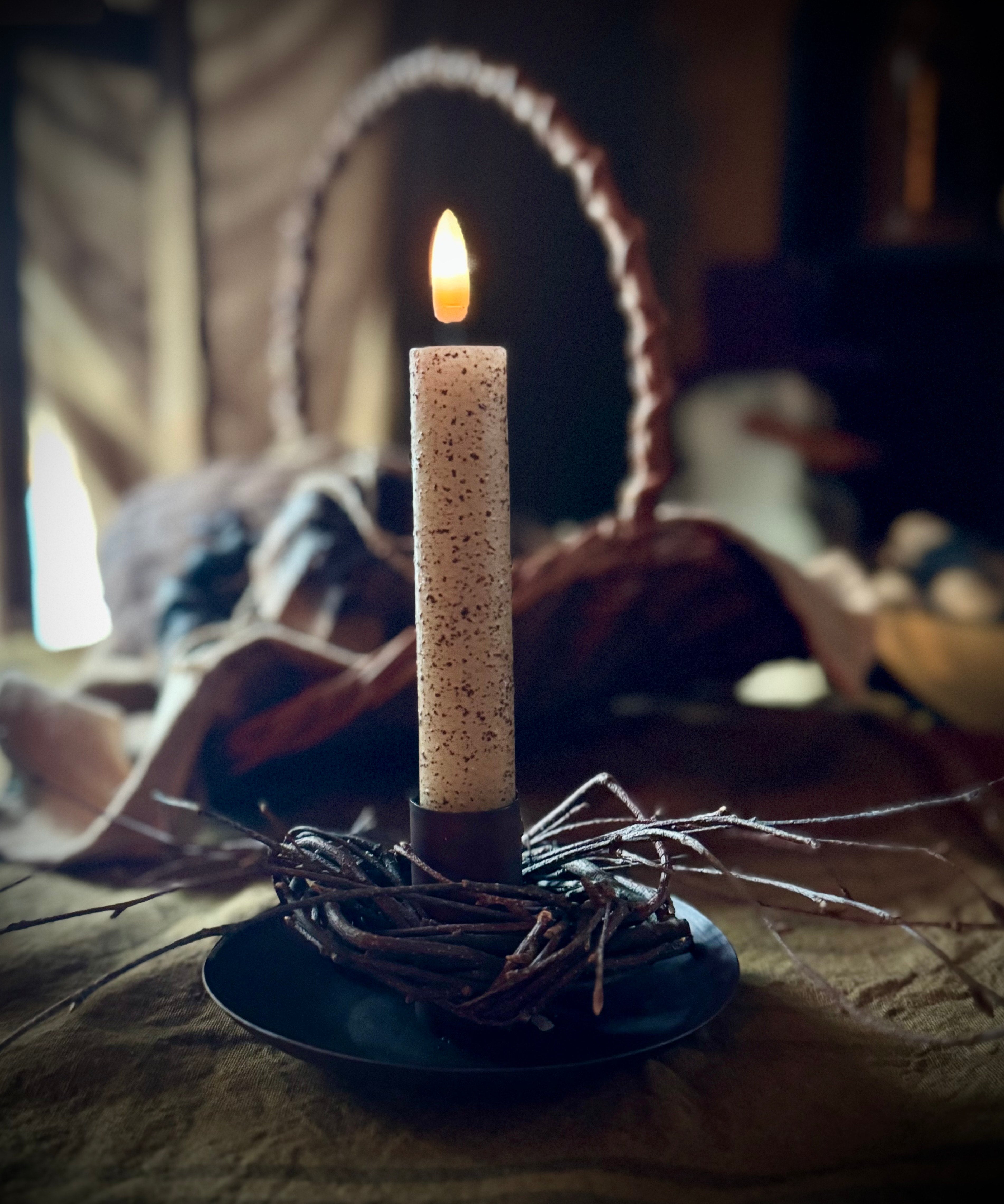 3D Flame Taper Candle